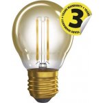 Emos LED žárovka MINI GLOBE, 2W/18W E27, WW+ teplá bílá+, 170 lm, Vintage,E – Zboží Živě