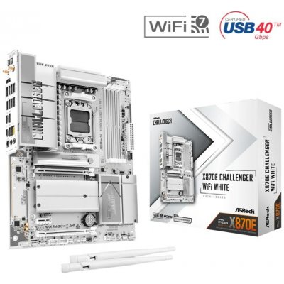 ASRock X870E Challenger WiFi WHITE – Zboží Mobilmania