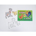 Omalovánka A5 Zvířátka ze dvorku – Zboží Mobilmania