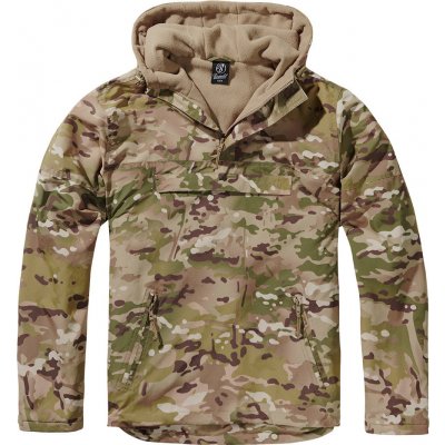 Urban Classics Fleece Pull Over Windbreaker Tactical Camo