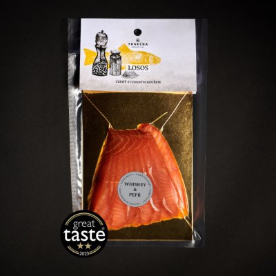 Trnečka Smoked Fish Losos uzený studeným kouřem Whiskey & Pepř min. 100g