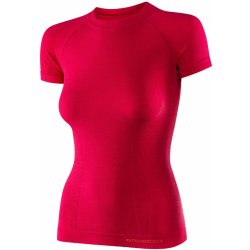 Brubeck active Wool Womens T-Shirt SS11700 Raspberry