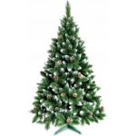 Foxigy Vánoční stromek Borovice 220 cm se Šiškami Luxury Diamond – Zboží Dáma