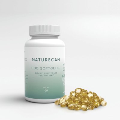 Naturecan Měkké kapsle plněné CBD olejem 90 kapslí / 10mg