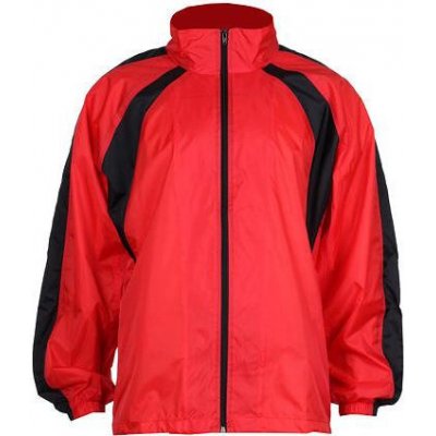 Merco NJ-4 šusťáková bunda červená-černá – Zboží Mobilmania