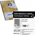 Rayfilm R0100.1414KA samolepící kulaté průměr 14mm bílé 100 listů – Hledejceny.cz