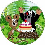 Jedlý papír krtek a kamarádi 19,5 cm - Magic – Hledejceny.cz