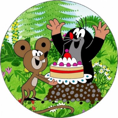 Jedlý papír krtek a kamarádi 19,5 cm - Magic – Hledejceny.cz