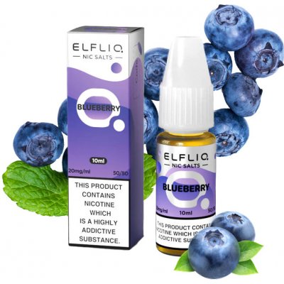 ELF LIQ Blueberry 10 ml 20 mg – Zboží Mobilmania