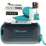 Sea To Summit ručník Pocket Towel tyrkysová: Large 60 x 120 cm – Zboží Dáma
