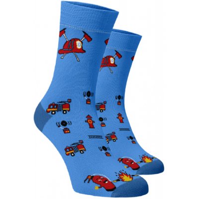 Pánské bavlněné vzorované ponožky pro hasiče a záchranáře – Zboží Mobilmania