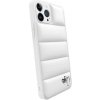 Pouzdro a kryt na mobilní telefon Pouzdro PicaseePuffer case Apple iPhone 14 Pro Max - Separ Puffer - Bílé