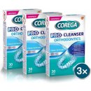Corega Pro Cleanser Orthodontics čisticí tablety 3 x 30 ks
