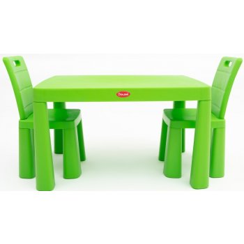 Doloni set dětský stůl a dvě židle zelená od 1 210 Kč - Heureka.cz