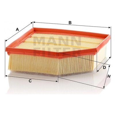 MANN FILTER Vzduchový filtr C 23 129 – Hledejceny.cz