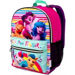 Školní batoh Curerůžová My Little Pony Můj malý Pony Zábavný společný čas fialový polyester