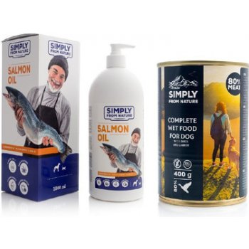 Simply from nature Salmon oil Lososový olej 1000 ml