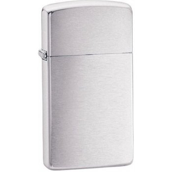 Zippo benzínový Broušený chrom SLIM