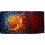 Sablio Ručník s potiskem Basketbalový míč 70 x 140 cm – Hledejceny.cz
