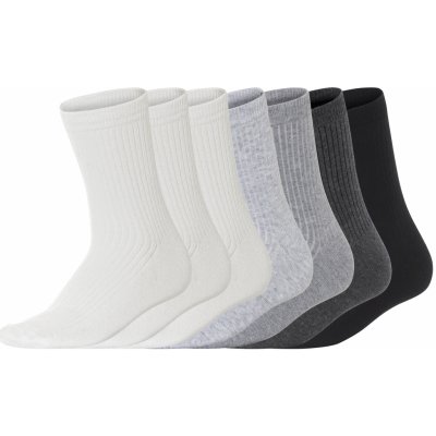 Esmara dámské ponožky s BIO bavlnou 7 párů bílá / světle šedá / šedá / černá – Zbozi.Blesk.cz