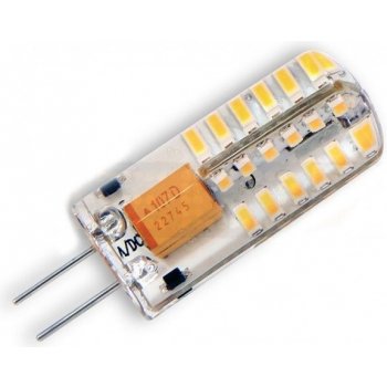 Ledom LED žárovka 3W 48xSMD3014 G4 240lm CCD silikon Teplá bílá