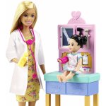 Barbie povolání herní set dětská doktorka blondýnka – Zboží Mobilmania