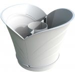 BAMA Květináč TULIPANO 4 ks 34,5 x 19 x 30 cm bílá – Hledejceny.cz