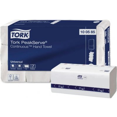 Tork 100585 skládané papírové ručníky jednovrstvé bílé 4920 útržků – Zboží Dáma