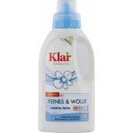 Klar Prací gel na jemné prádlo a vlnu, bez parfemace 500 ml – Hledejceny.cz