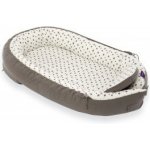 TRÄUMELAND Hnízdečko Premium Weiß mit grauen Sternen – Zboží Dáma