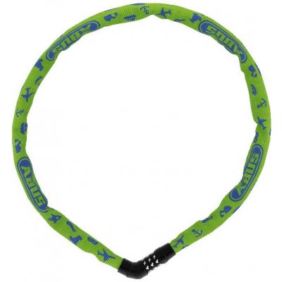 ABUS Steel-O-Chain SYMBOLS 4804C/75 limetkový – Zboží Dáma