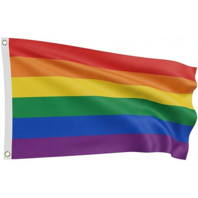 Duhová vlajka PRIDE 150 x 90 cm – Sleviste.cz
