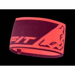 Dynafit Leopar Logo headband hot coral