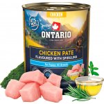 Ontario Puppy kuřecí pate s příchutí spiruliny 800 g – Hledejceny.cz