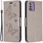 Butterfly knížkové na Nokia G42 - šedé – Sleviste.cz
