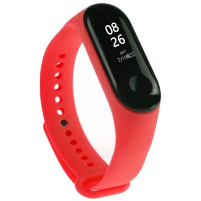 BStrap Silicone řemínek na Xiaomi Mi Band 3/4, red SXI006C11 – Hledejceny.cz