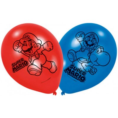 Super Mario balonky 22,8cm — Heureka.cz