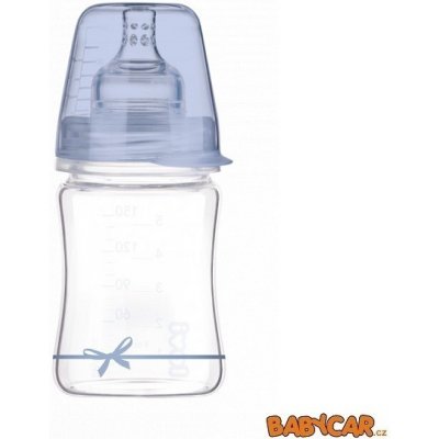 LOVI lahev skleněná Baby Shower kluk 74/104boy 150 ml