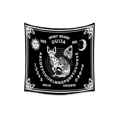 Šátek velký Ouija Spirit Board Mystic Cat – Zboží Mobilmania