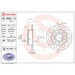 Brzdový kotouč BREMBO 08.9502.1X | Zboží Auto