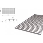 Pozinkovaný rošt lisovaný 1000x1200 mm, oko 30x30 mm – Zboží Mobilmania