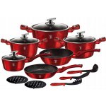 BerlingerHaus Sada hrnců Burgundy Metallic Line hliníková 15 ks – Zboží Mobilmania