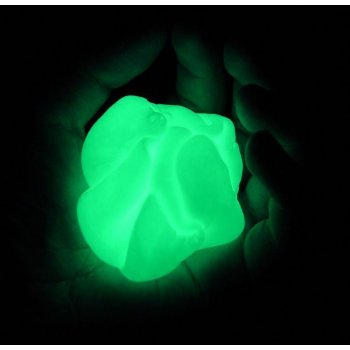 Inteligentní plastelína svítící zelená