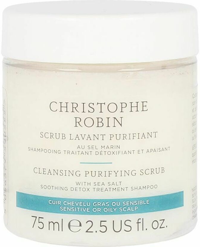 Christophe Robin Cleansing Purifying Scrub with Sea Salt šampon 75 ml