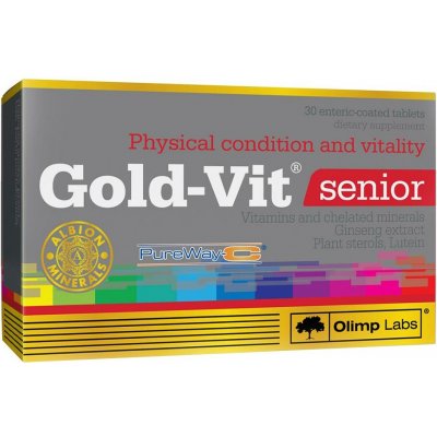 Olimp Labs Gold-Vit Senior 30 tablet – Hledejceny.cz