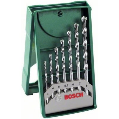 Bosch 2607019581 7 dílná mini sada vrtáků do kamene X-Line