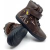 Dětské kotníkové boty D.D.Step svítící zimní boty W050-323B chocolate