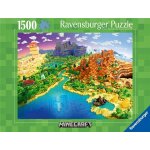Ravensburger Minecraft Svět Minecraftu 1500 dílků – Zboží Dáma