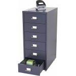 Mendler na kolečkách Boston T851 69x28x41cm 6 zásuvek tmavě šedá – Zboží Dáma