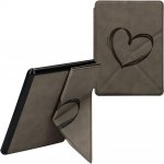 KW Mobile Origami Nubuk Brushed Heart KW6005701 pro Amazon Kindle Paperwhite 5 2021 šedé – Zboží Živě